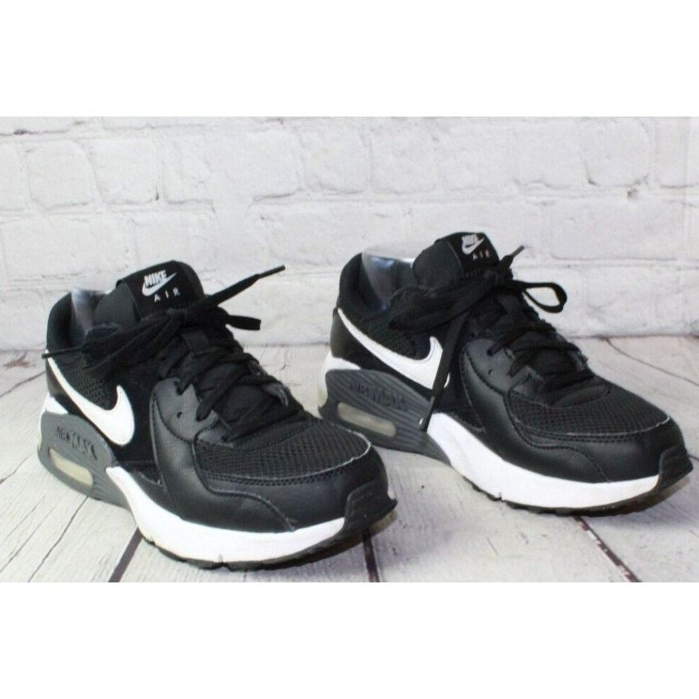 NIKE Air Max Excee Black Synthetic Lace Up Athletic Sneaker Shoes Size 7 - Picture 3 of 9